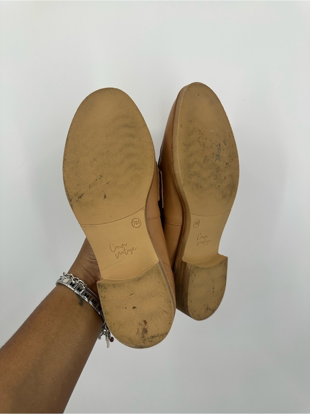 Crown Vintage Brown Loafers Shoes Woman's Size 7.5 Preppy Academia - Picture 8 of 11